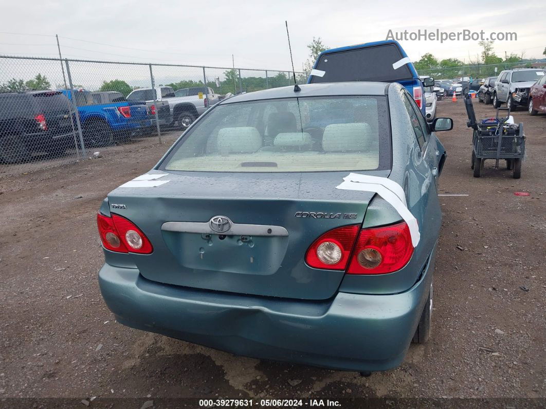 2005 Toyota Corolla Ce Teal vin: 1NXBR32E85Z393637