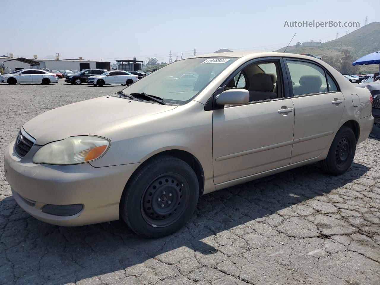 2005 Toyota Corolla Ce Gold vin: 1NXBR32E85Z406855