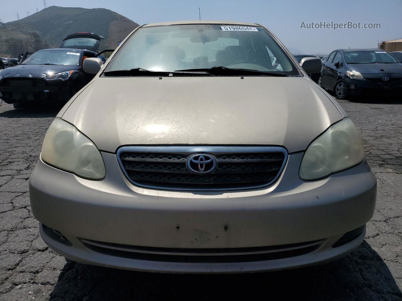 2005 Toyota Corolla Ce Gold vin: 1NXBR32E85Z406855