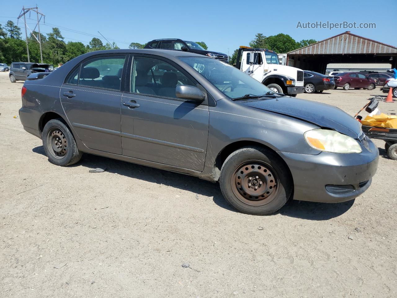 2005 Toyota Corolla Ce Gray vin: 1NXBR32E85Z414762