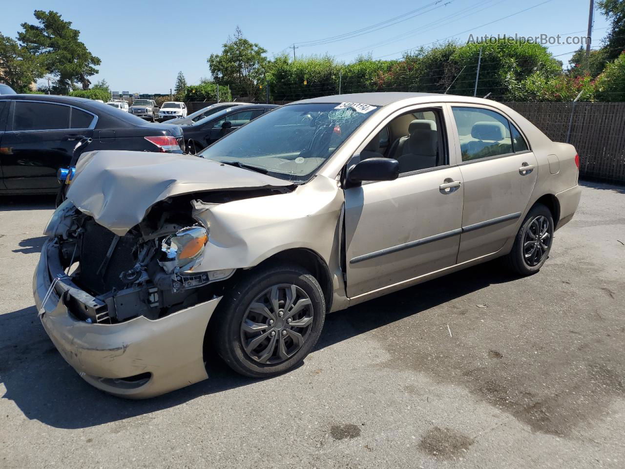 2005 Toyota Corolla Ce Желто-коричневый vin: 1NXBR32E85Z452900