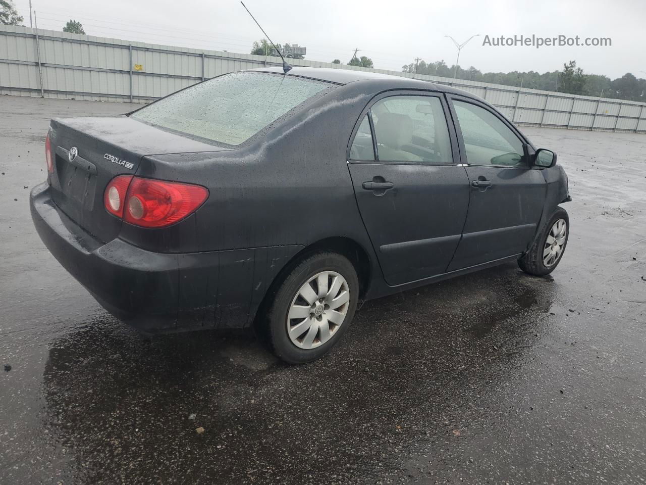 2005 Toyota Corolla Ce Black vin: 1NXBR32E85Z475464