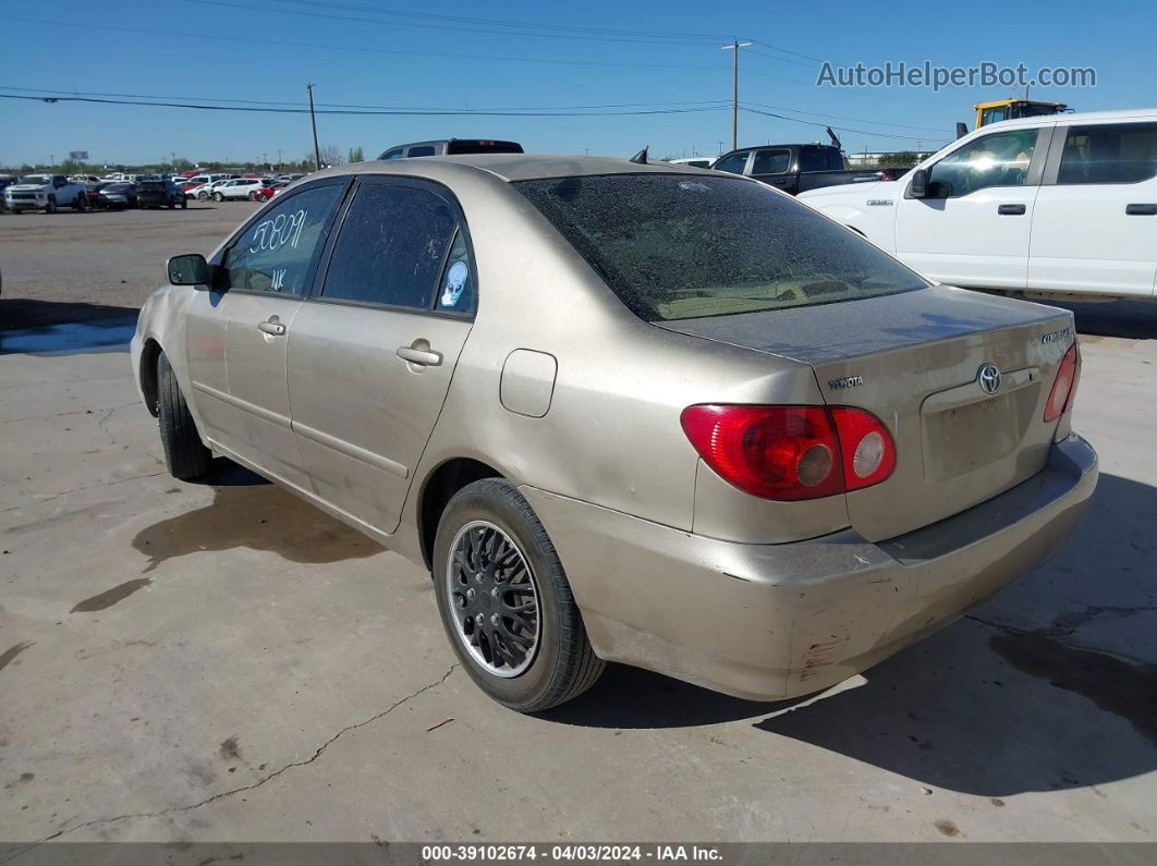 2005 Toyota Corolla Le Желто-коричневый vin: 1NXBR32E85Z508091