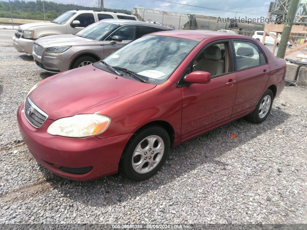 2008 Toyota Corolla Le Maroon vin: 1NXBR32E88Z020781