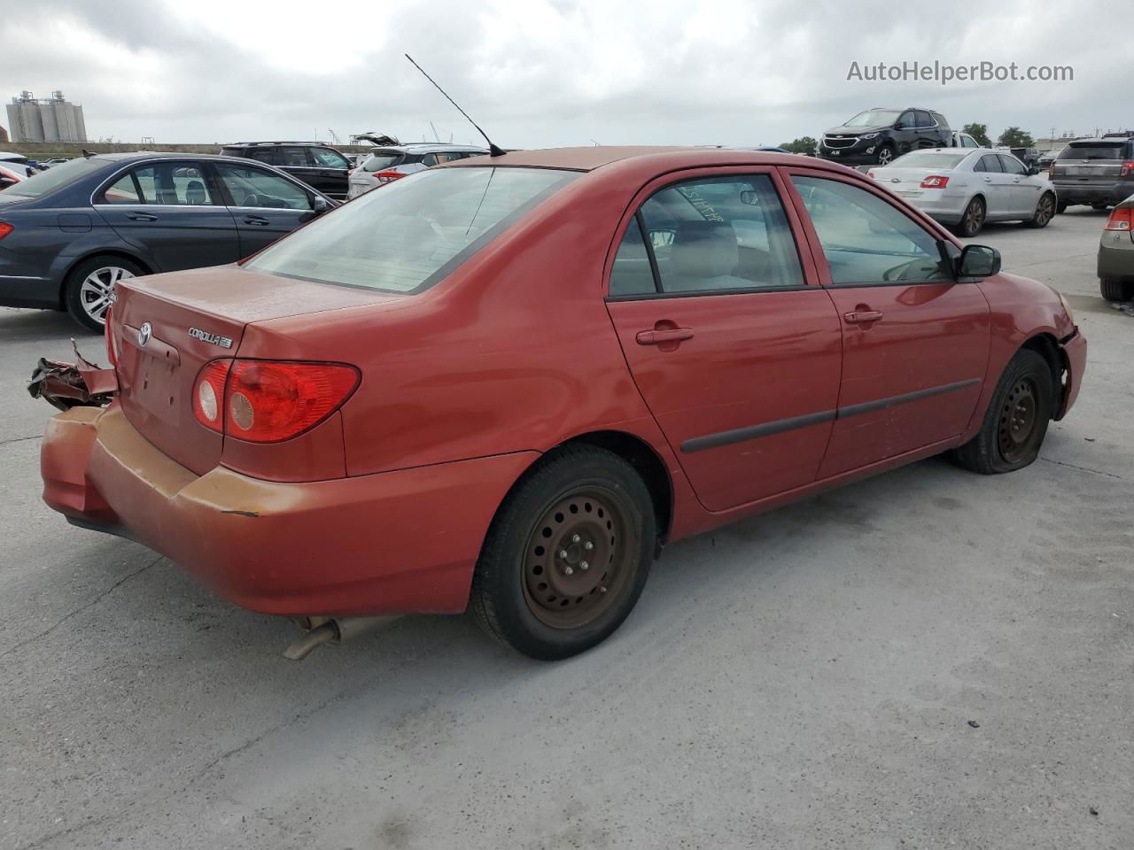 2008 Toyota Corolla Ce Red vin: 1NXBR32E88Z027942