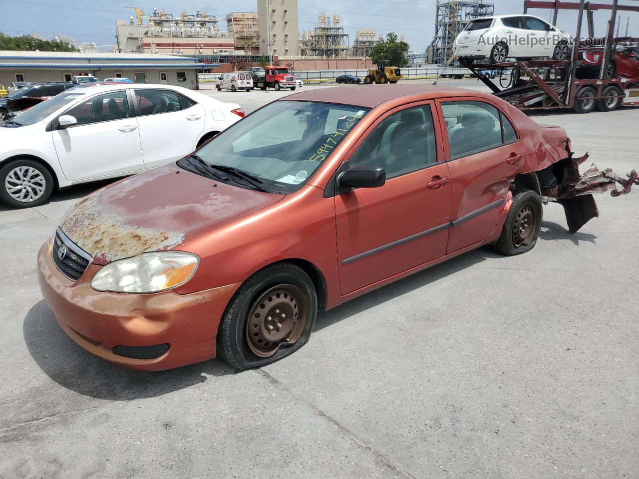 2008 Toyota Corolla Ce Red vin: 1NXBR32E88Z027942