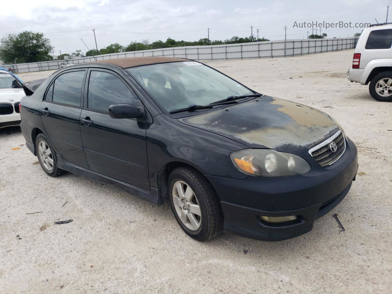 2008 Toyota Corolla Ce Black vin: 1NXBR32E88Z036804