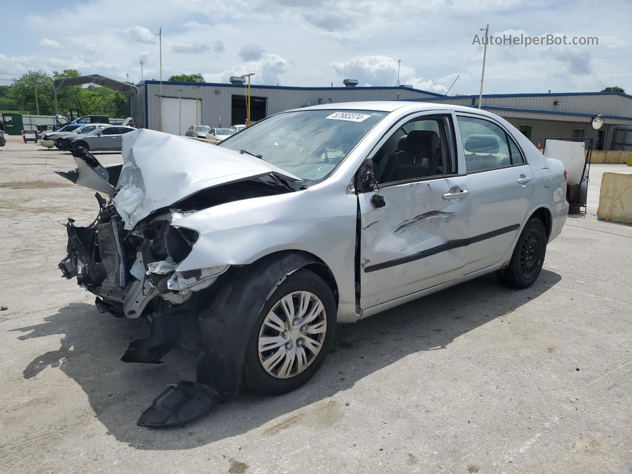 2008 Toyota Corolla Ce Silver vin: 1NXBR32E88Z045759