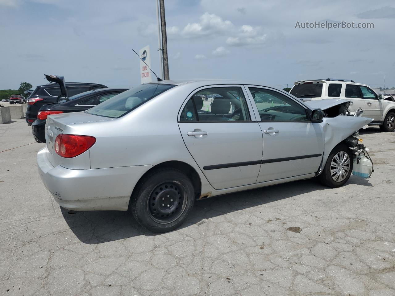 2008 Toyota Corolla Ce Silver vin: 1NXBR32E88Z045759