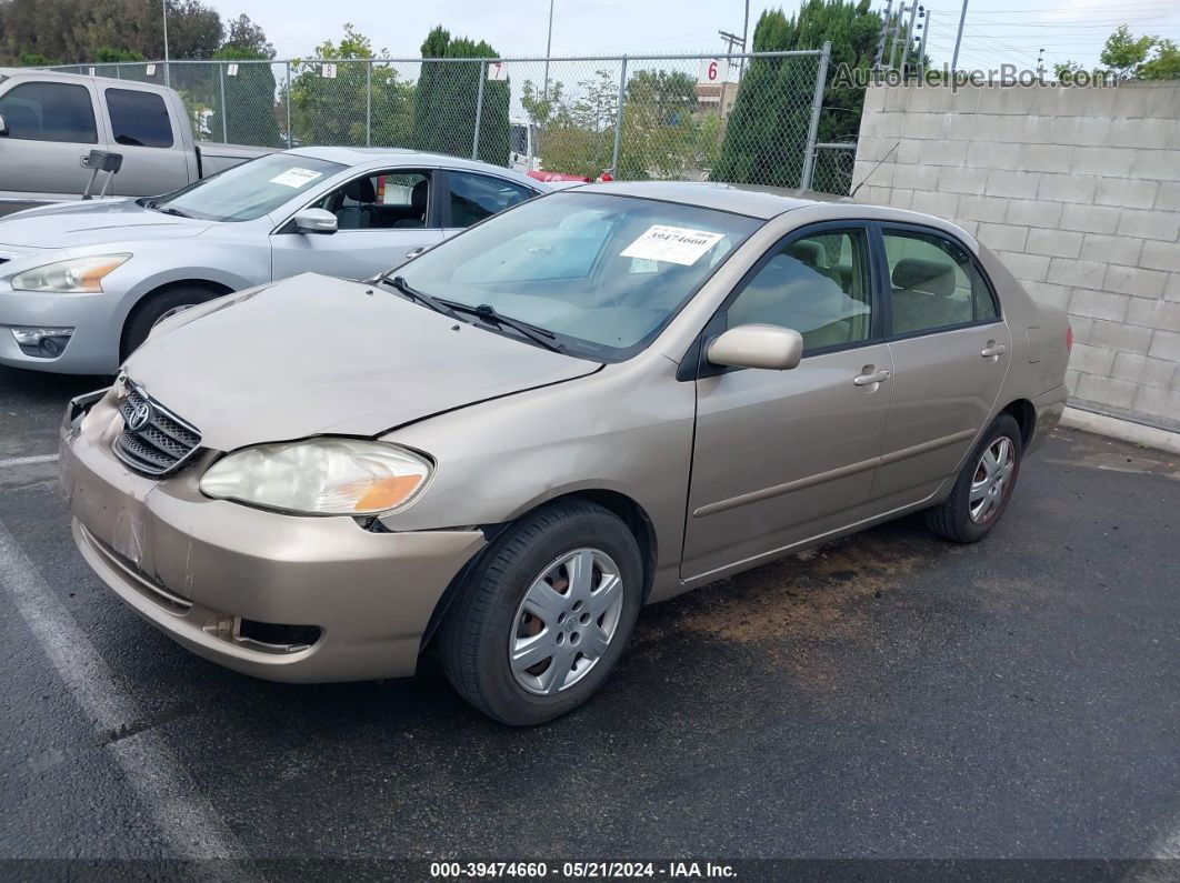 2008 Toyota Corolla Le Бежевый vin: 1NXBR32E88Z970333