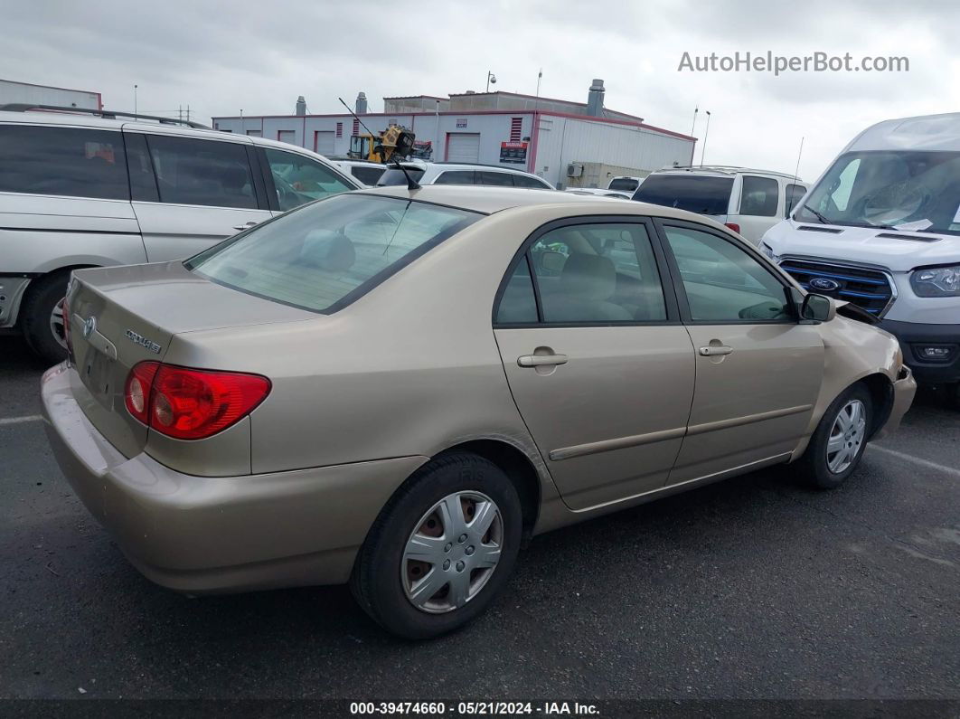 2008 Toyota Corolla Le Бежевый vin: 1NXBR32E88Z970333