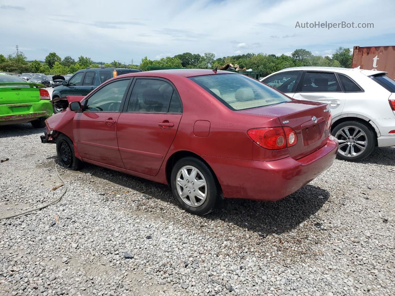 2008 Toyota Corolla Ce Красный vin: 1NXBR32E88Z971241