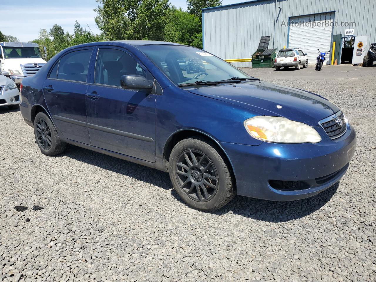 2008 Toyota Corolla Ce Blue vin: 1NXBR32E88Z979355