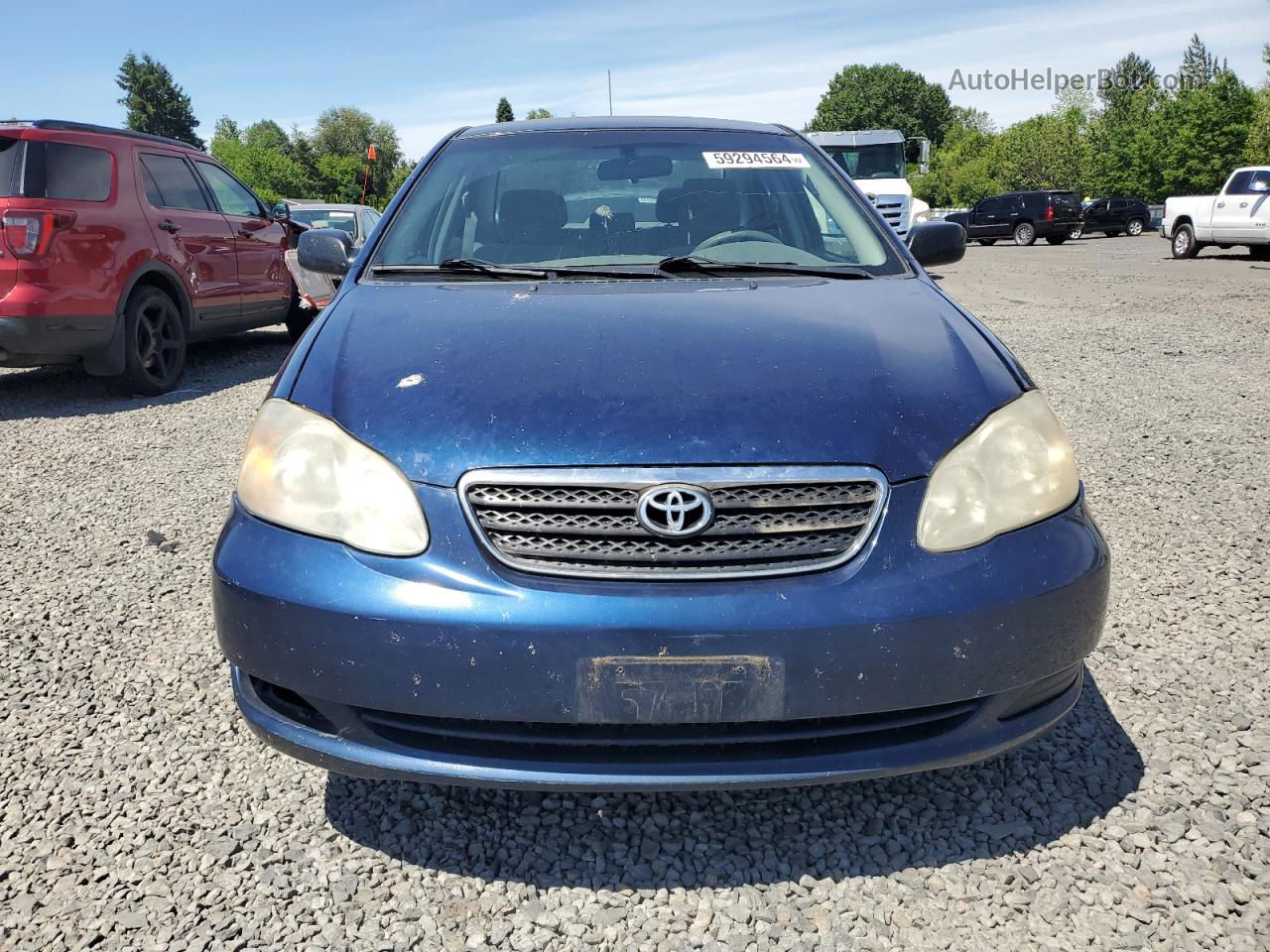 2008 Toyota Corolla Ce Blue vin: 1NXBR32E88Z979355