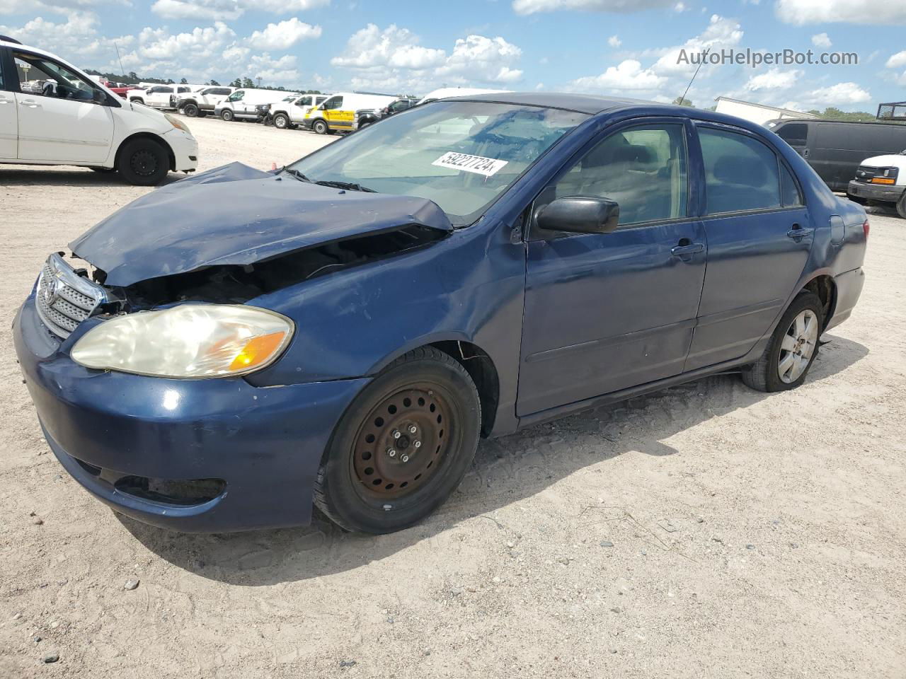 2008 Toyota Corolla Ce Blue vin: 1NXBR32E88Z987102