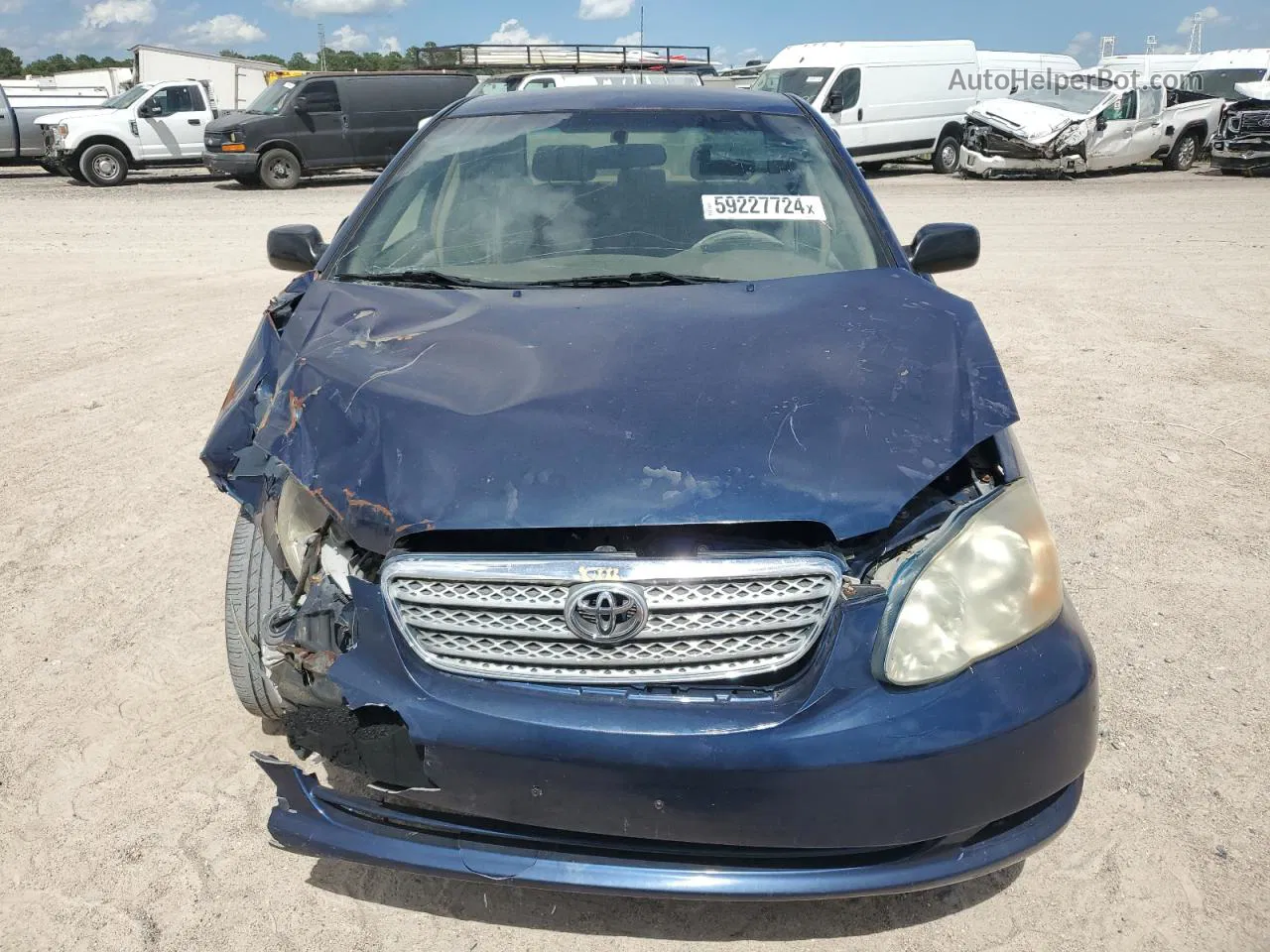 2008 Toyota Corolla Ce Blue vin: 1NXBR32E88Z987102