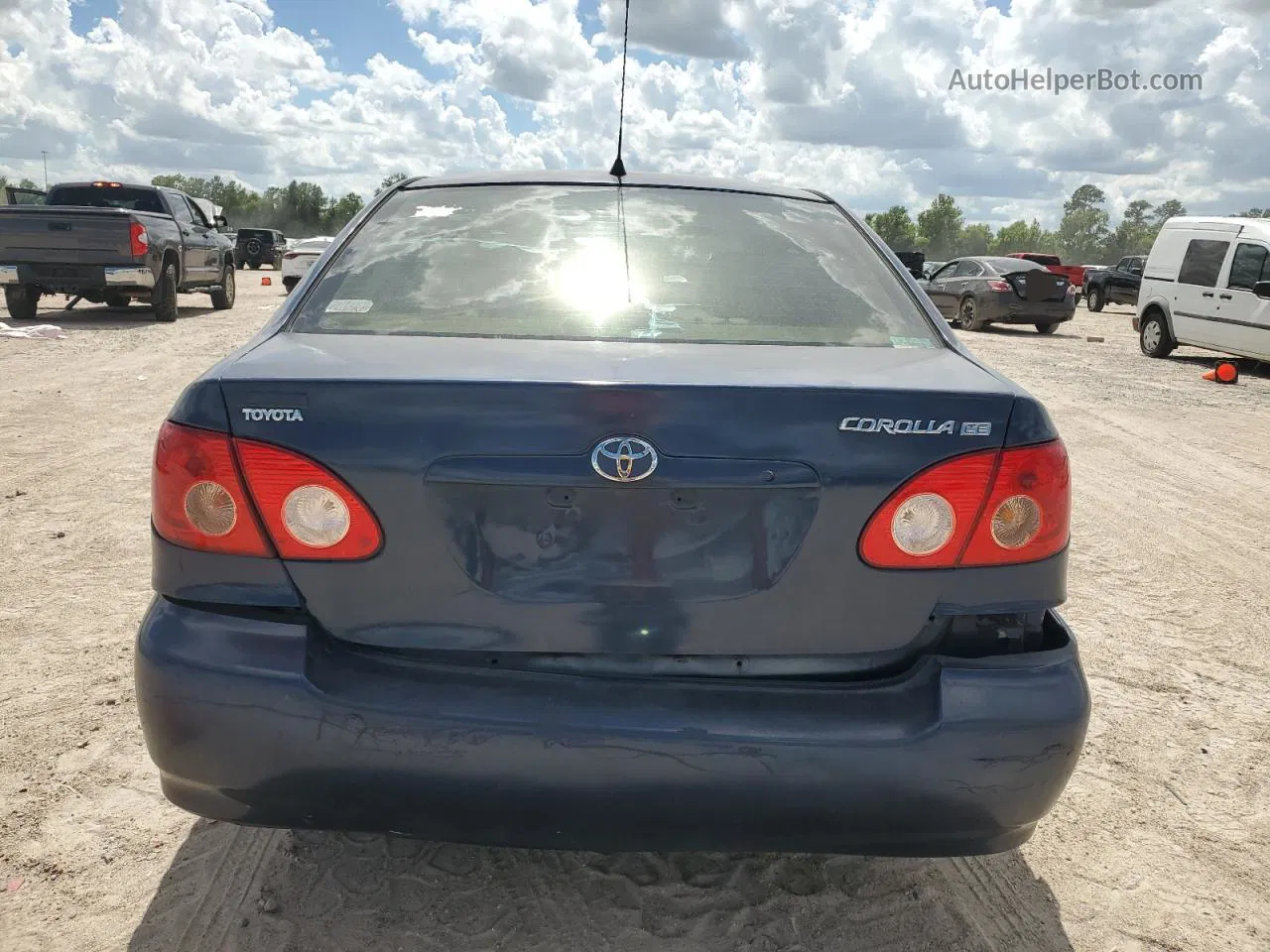 2008 Toyota Corolla Ce Blue vin: 1NXBR32E88Z987102