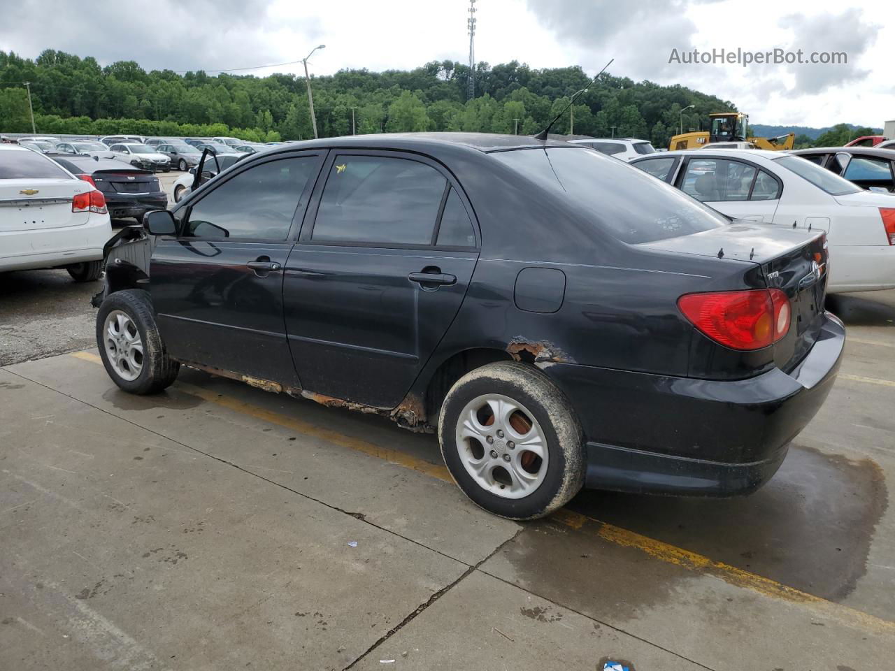 2003 Toyota Corolla Ce Black vin: 1NXBR32E93Z006994