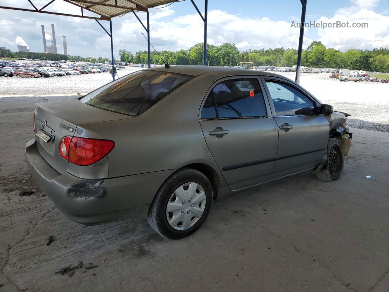 2003 Toyota Corolla Ce Silver vin: 1NXBR32E93Z009930