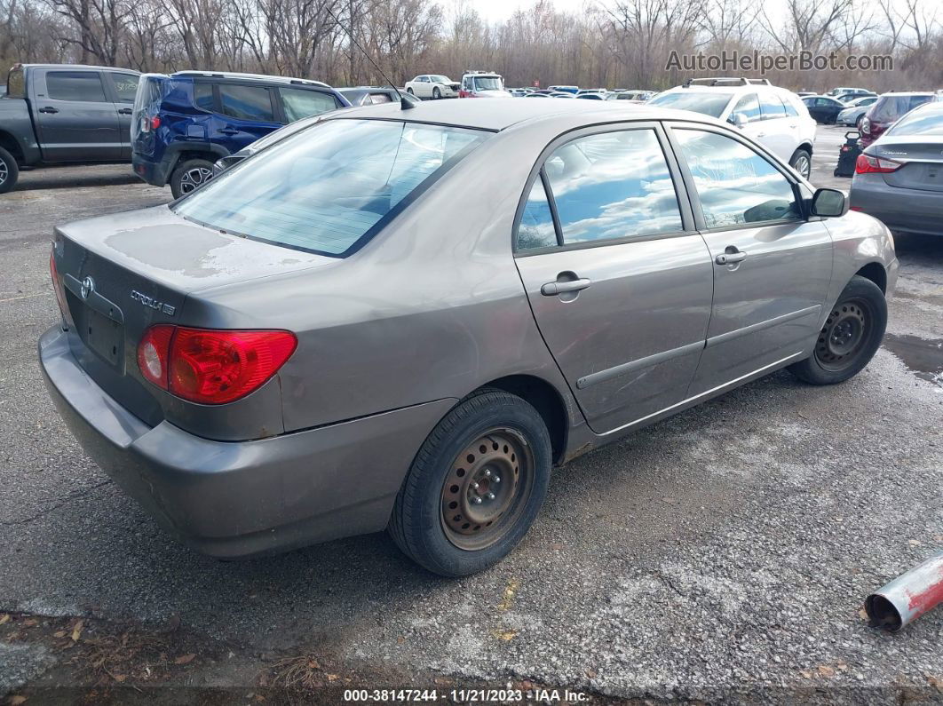 2003 Toyota Corolla Le Gray vin: 1NXBR32E93Z022600