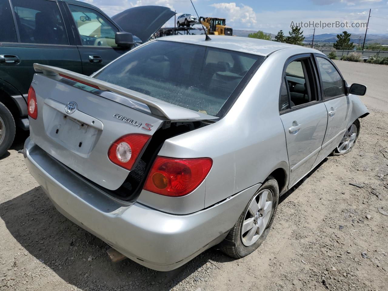 2003 Toyota Corolla Ce Silver vin: 1NXBR32E93Z031619