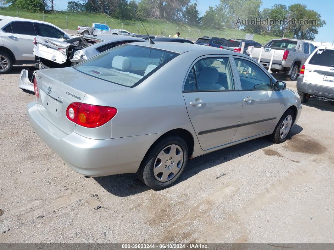 2003 Toyota Corolla Ce Серебряный vin: 1NXBR32E93Z042930