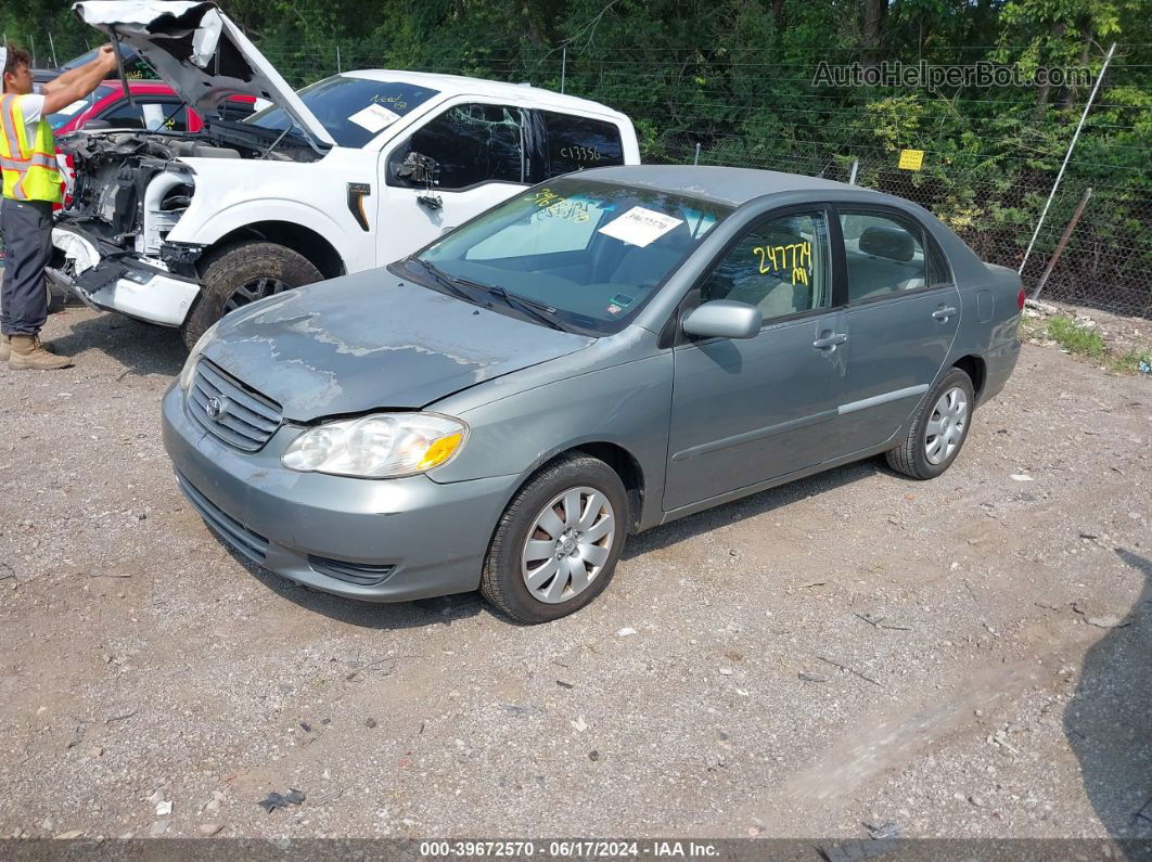 2003 Toyota Corolla Le Gray vin: 1NXBR32E93Z054172