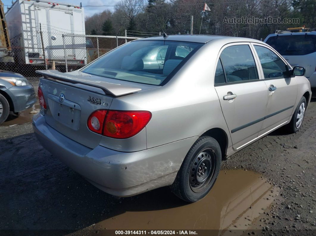 2003 Toyota Corolla Ce Желто-коричневый vin: 1NXBR32E93Z055256