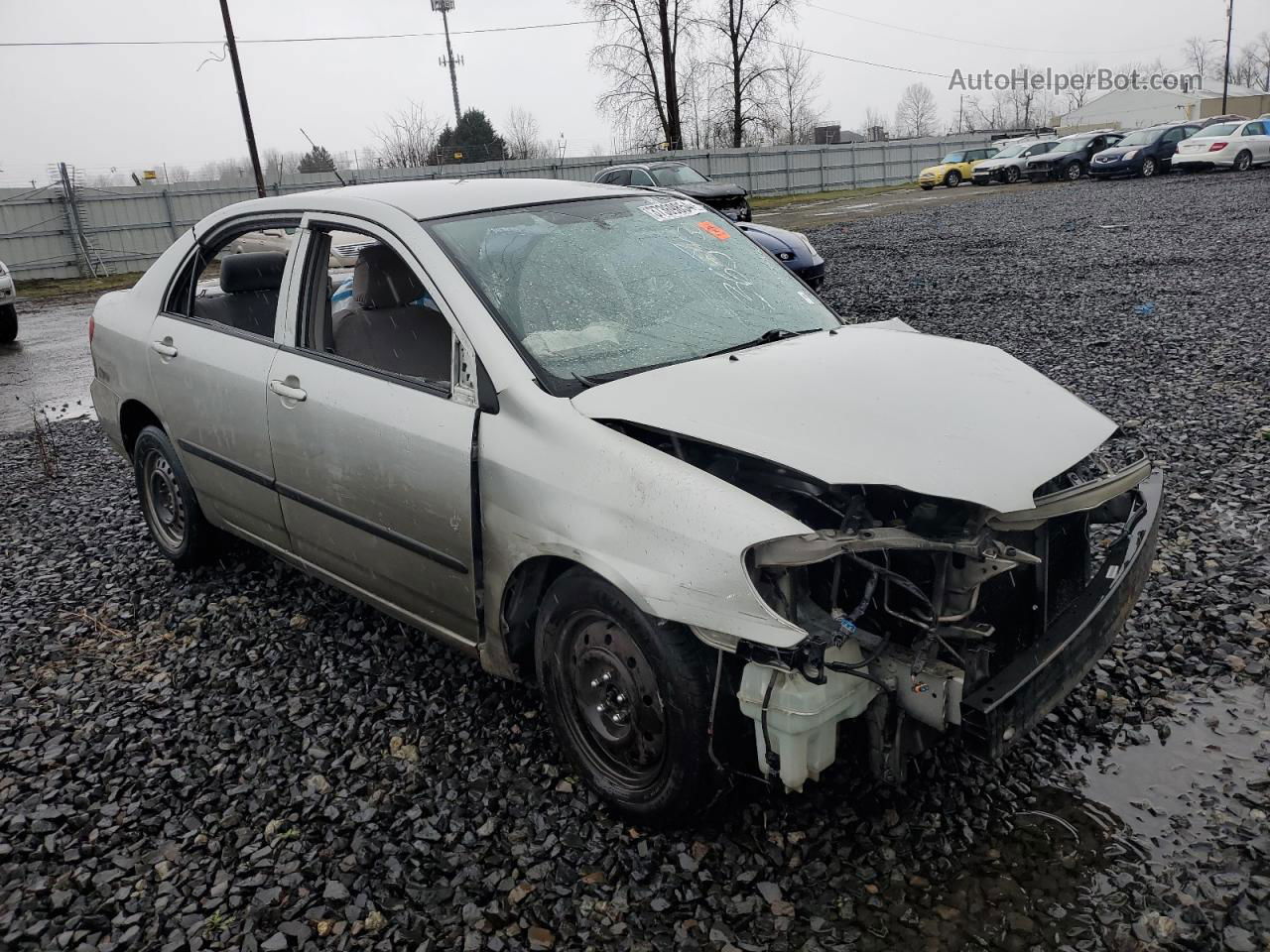 2003 Toyota Corolla Ce Silver vin: 1NXBR32E93Z058853