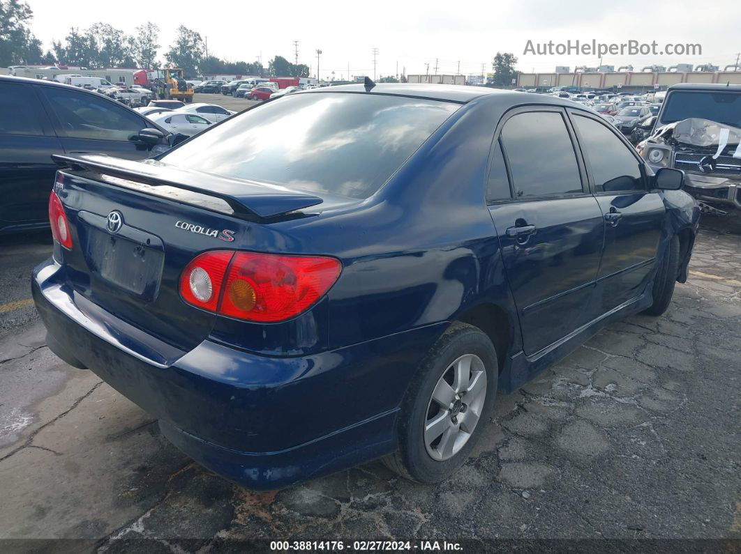 2003 Toyota Corolla S Blue vin: 1NXBR32E93Z076270