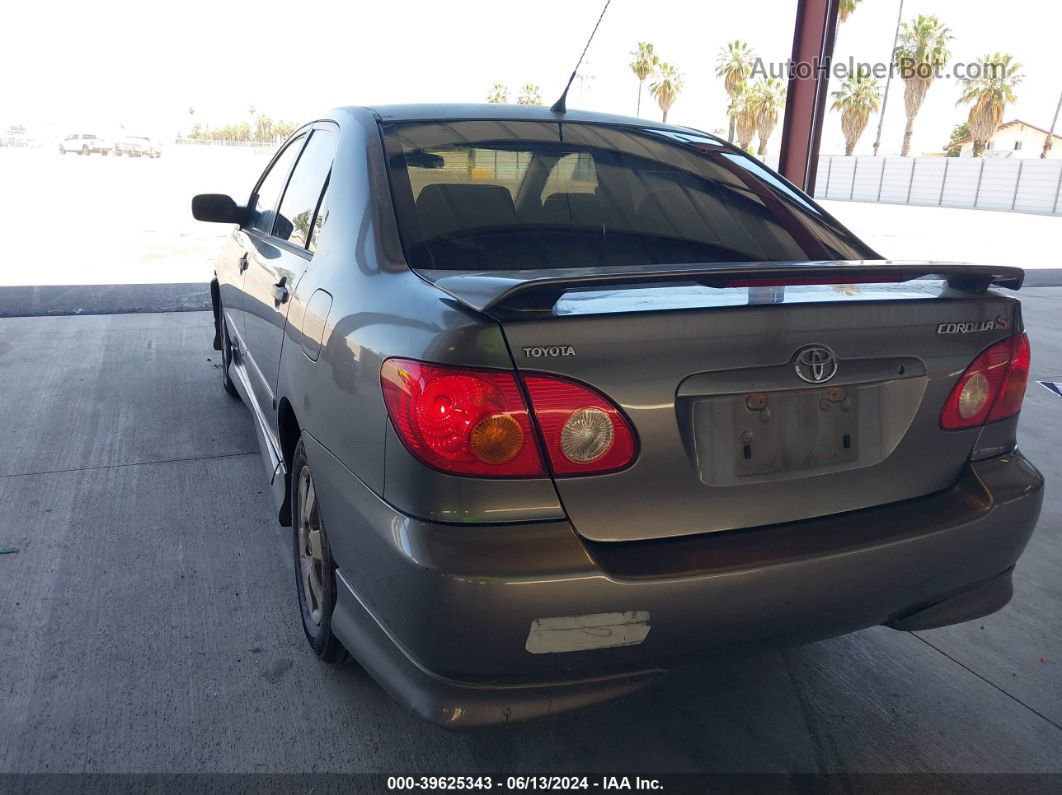 2003 Toyota Corolla S Gray vin: 1NXBR32E93Z087057