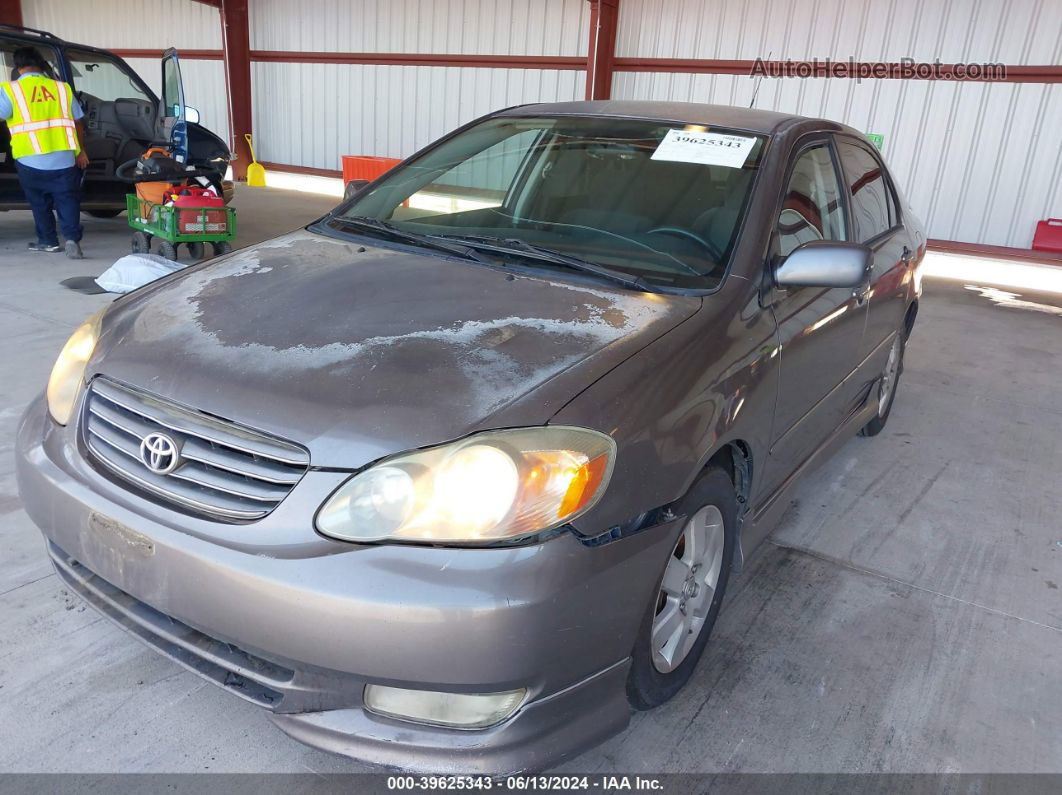 2003 Toyota Corolla S Gray vin: 1NXBR32E93Z087057