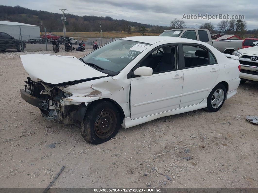 2003 Toyota Corolla S White vin: 1NXBR32E93Z102494