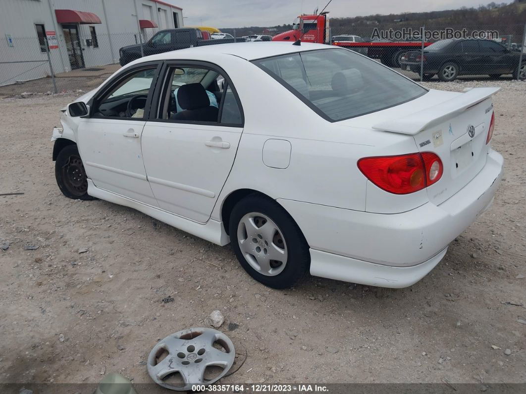 2003 Toyota Corolla S White vin: 1NXBR32E93Z102494