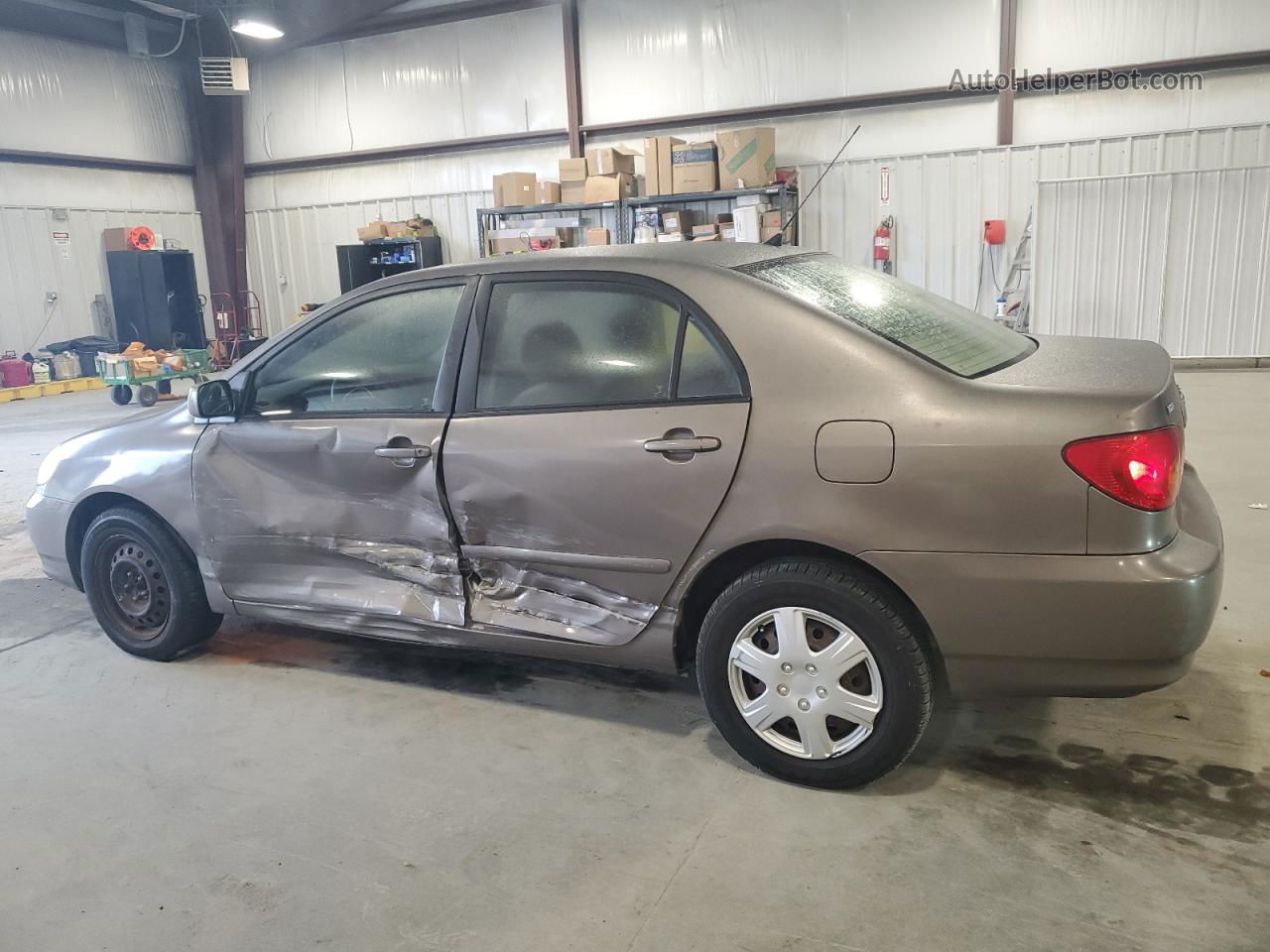 2003 Toyota Corolla Ce Gray vin: 1NXBR32E93Z106383