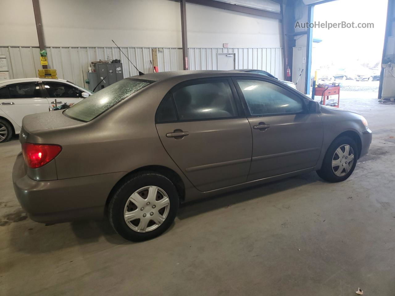 2003 Toyota Corolla Ce Gray vin: 1NXBR32E93Z106383