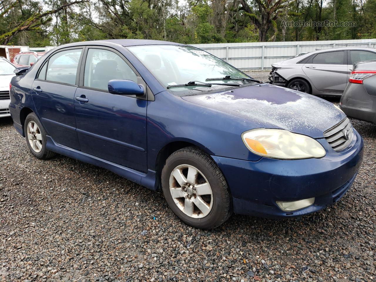 2003 Toyota Corolla Ce Синий vin: 1NXBR32E93Z133373