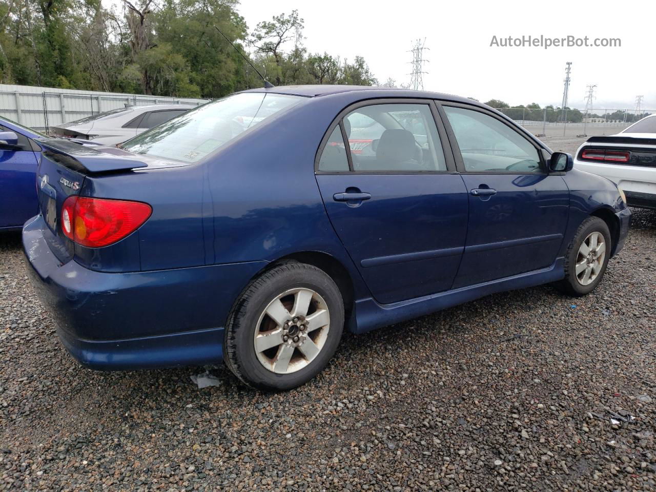 2003 Toyota Corolla Ce Blue vin: 1NXBR32E93Z133373