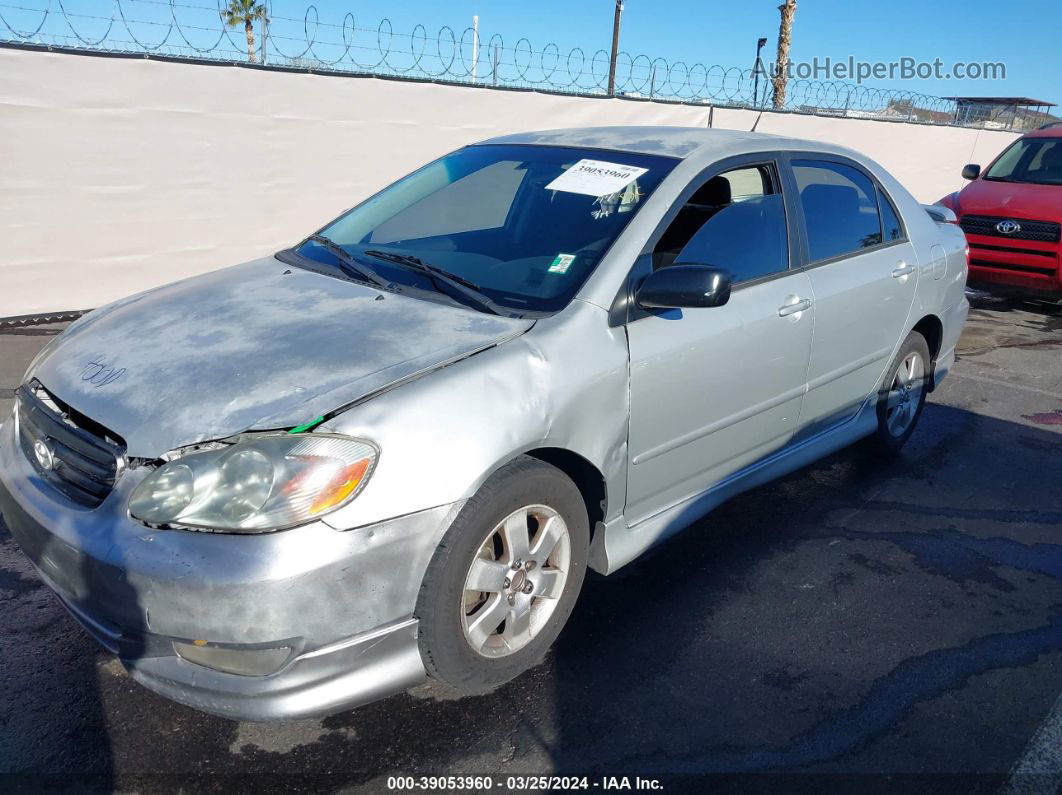 2003 Toyota Corolla S Silver vin: 1NXBR32E93Z147399