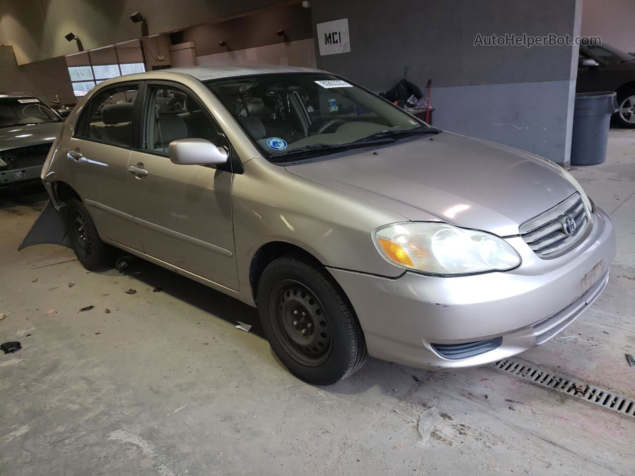 2003 Toyota Corolla Ce Gold vin: 1NXBR32E93Z162386