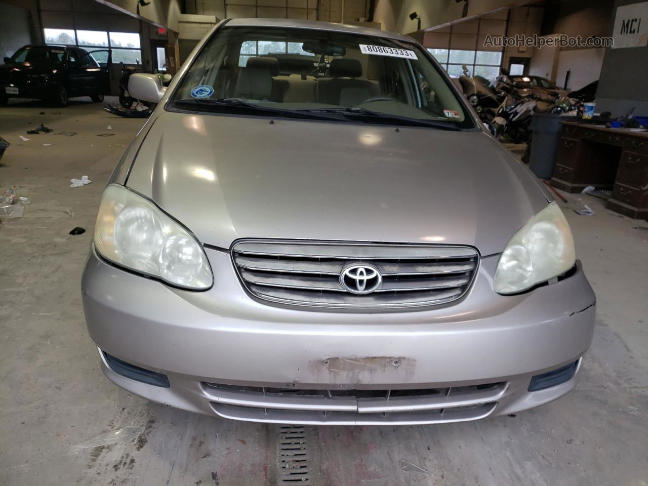 2003 Toyota Corolla Ce Gold vin: 1NXBR32E93Z162386