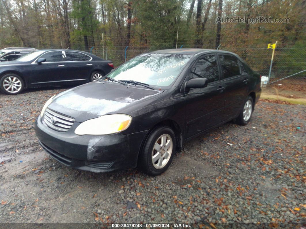 2003 Toyota Corolla Le Black vin: 1NXBR32E93Z183268