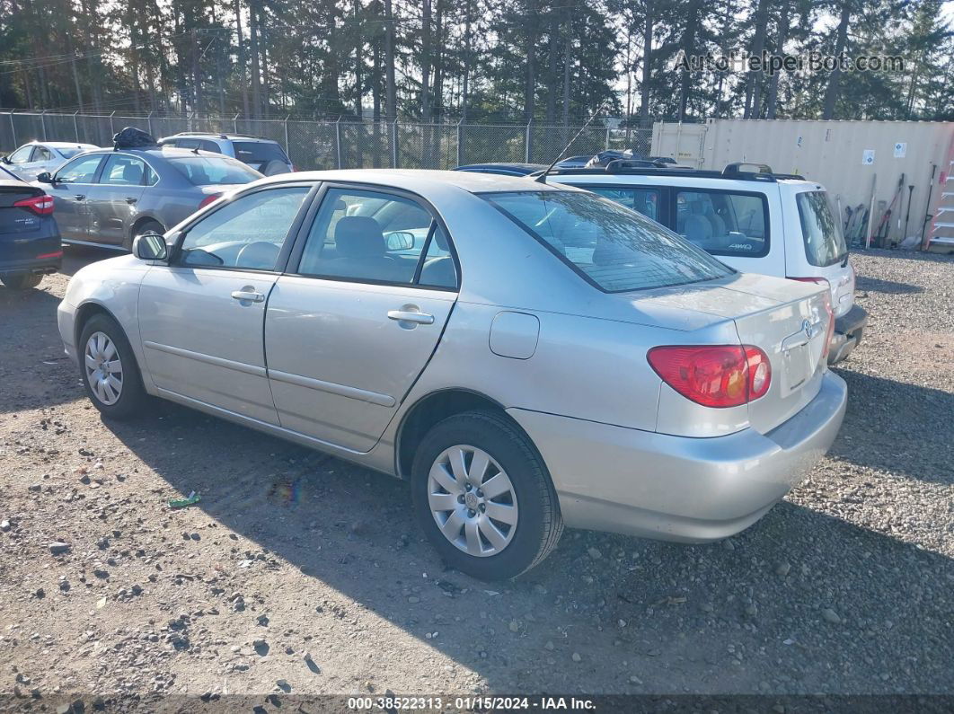 2003 Toyota Corolla Le Silver vin: 1NXBR32E93Z185425