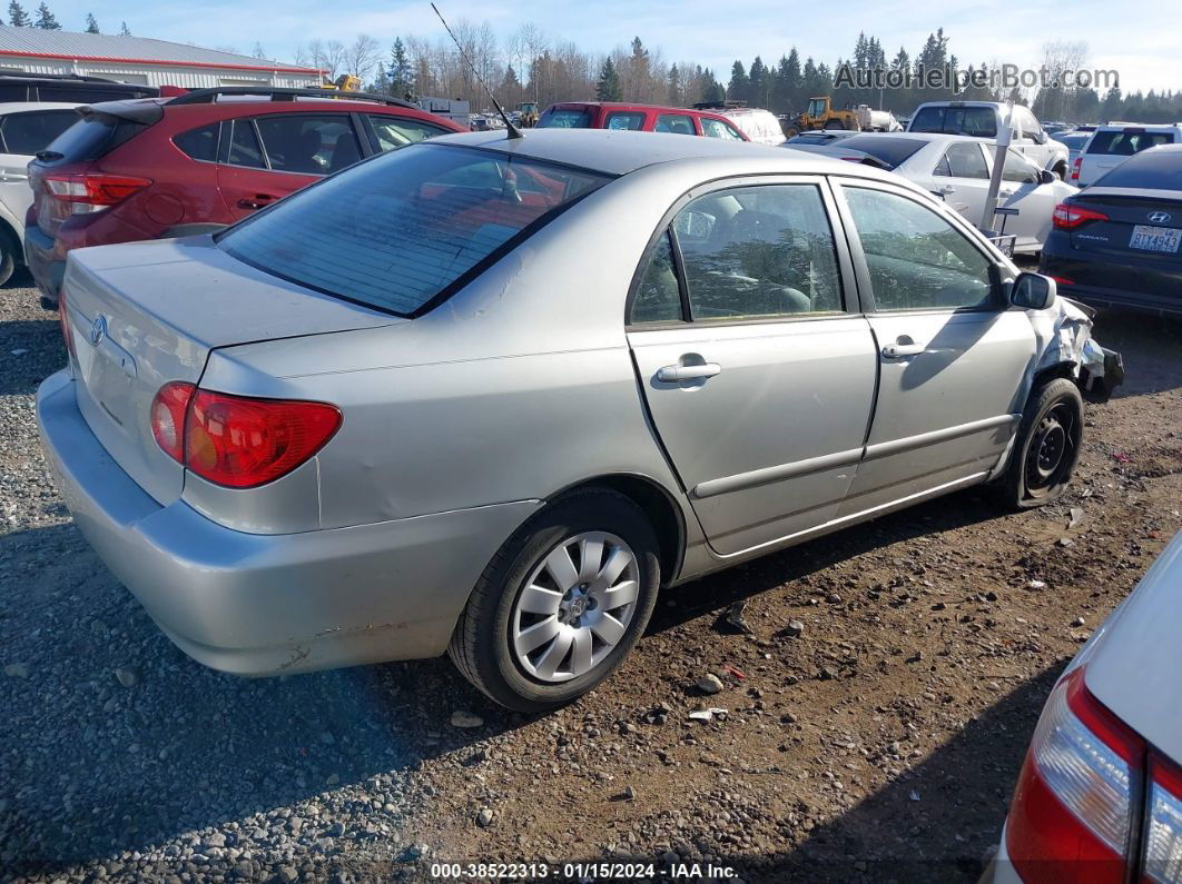 2003 Toyota Corolla Le Silver vin: 1NXBR32E93Z185425