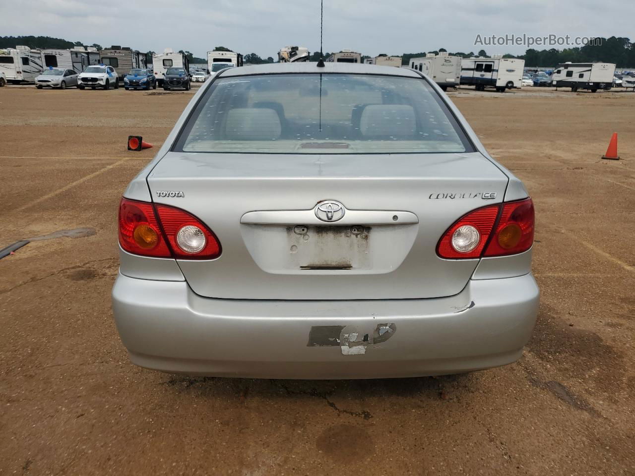 2004 Toyota Corolla Ce Gray vin: 1NXBR32E94Z198435