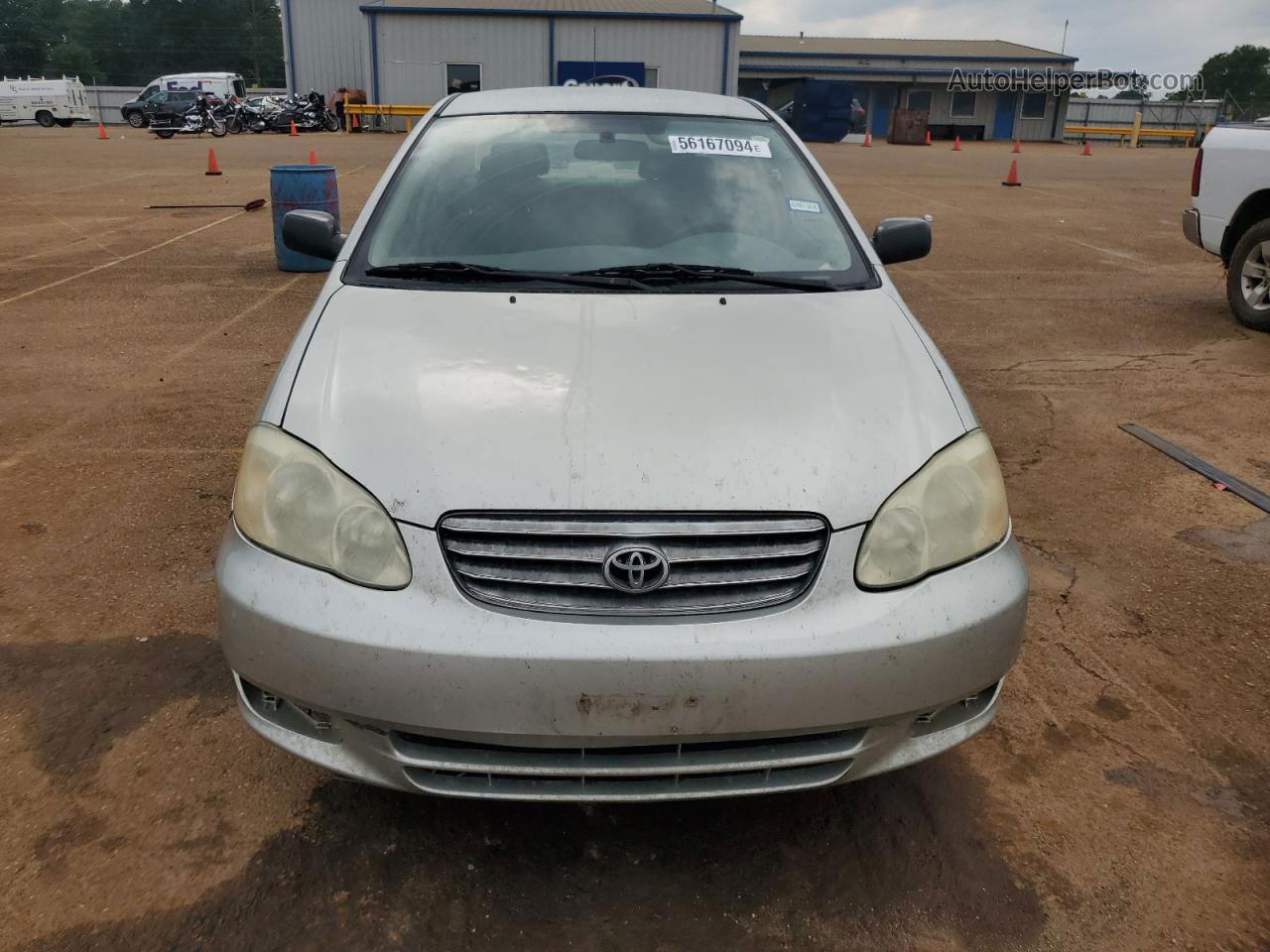 2004 Toyota Corolla Ce Gray vin: 1NXBR32E94Z198435