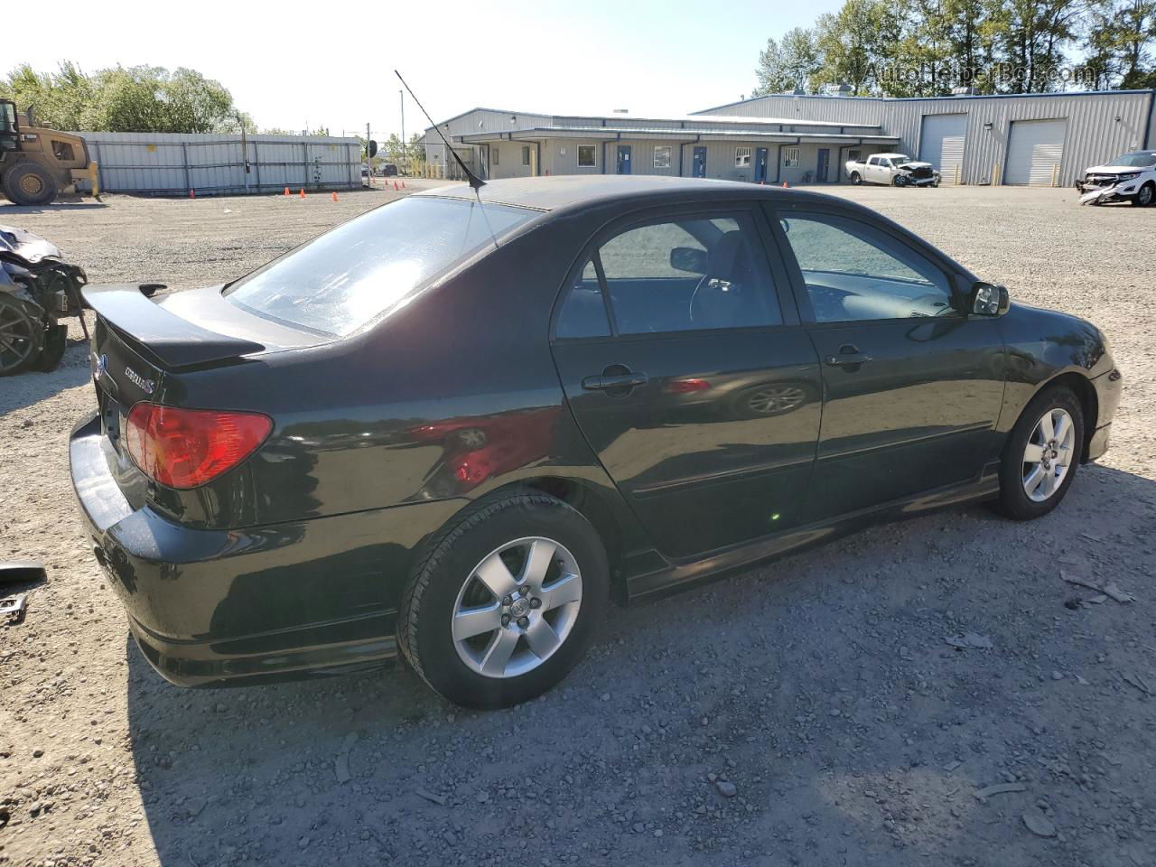 2004 Toyota Corolla Ce Black vin: 1NXBR32E94Z208638