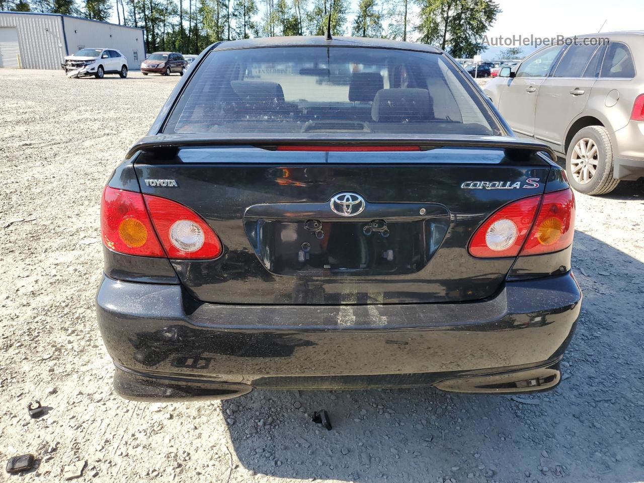 2004 Toyota Corolla Ce Black vin: 1NXBR32E94Z208638