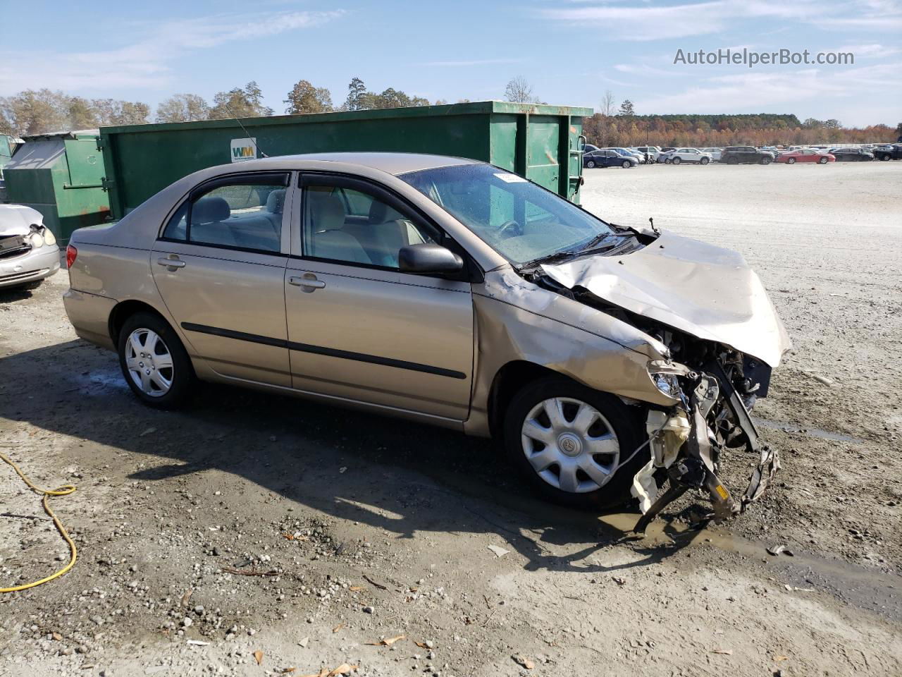 2004 Toyota Corolla Ce Золотой vin: 1NXBR32E94Z213726