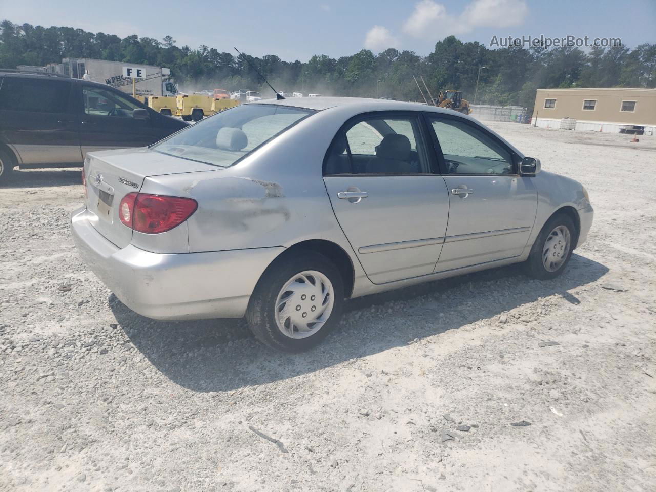 2004 Toyota Corolla Ce Silver vin: 1NXBR32E94Z227058